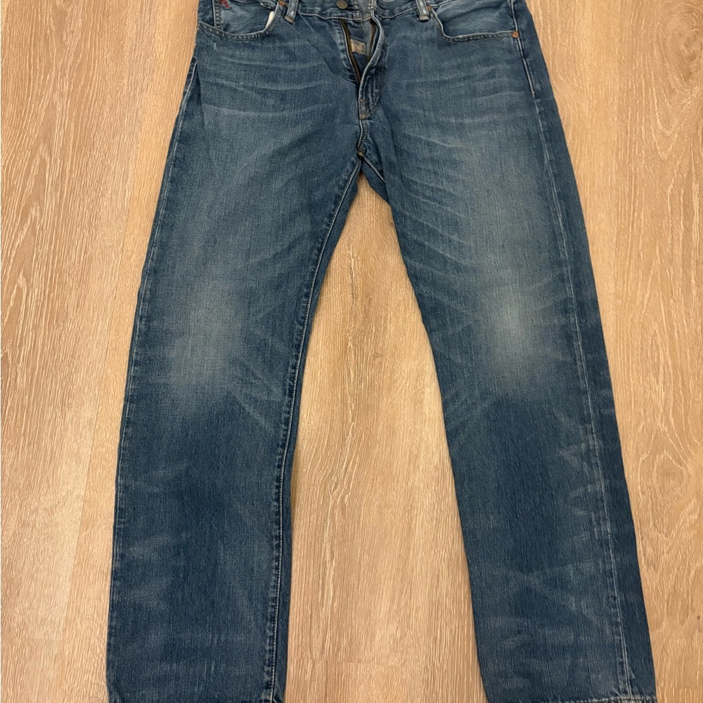 Polo Ralph Lauren Jeans Mens 36x34 867 Classic Fit Stratford Wash Cotton Denim